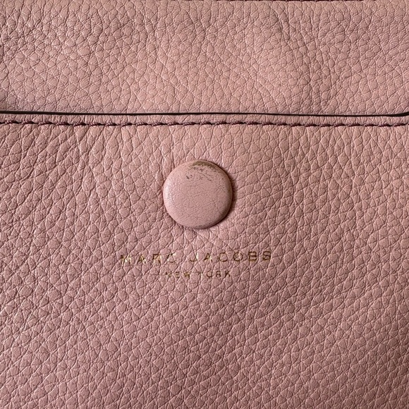 Marc Jacobs Empire City Leather Crossbody Bag Rose Light Pink - Picture 5 of 15